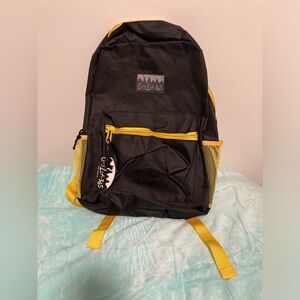 Large NWT Black & Yellow Backpack